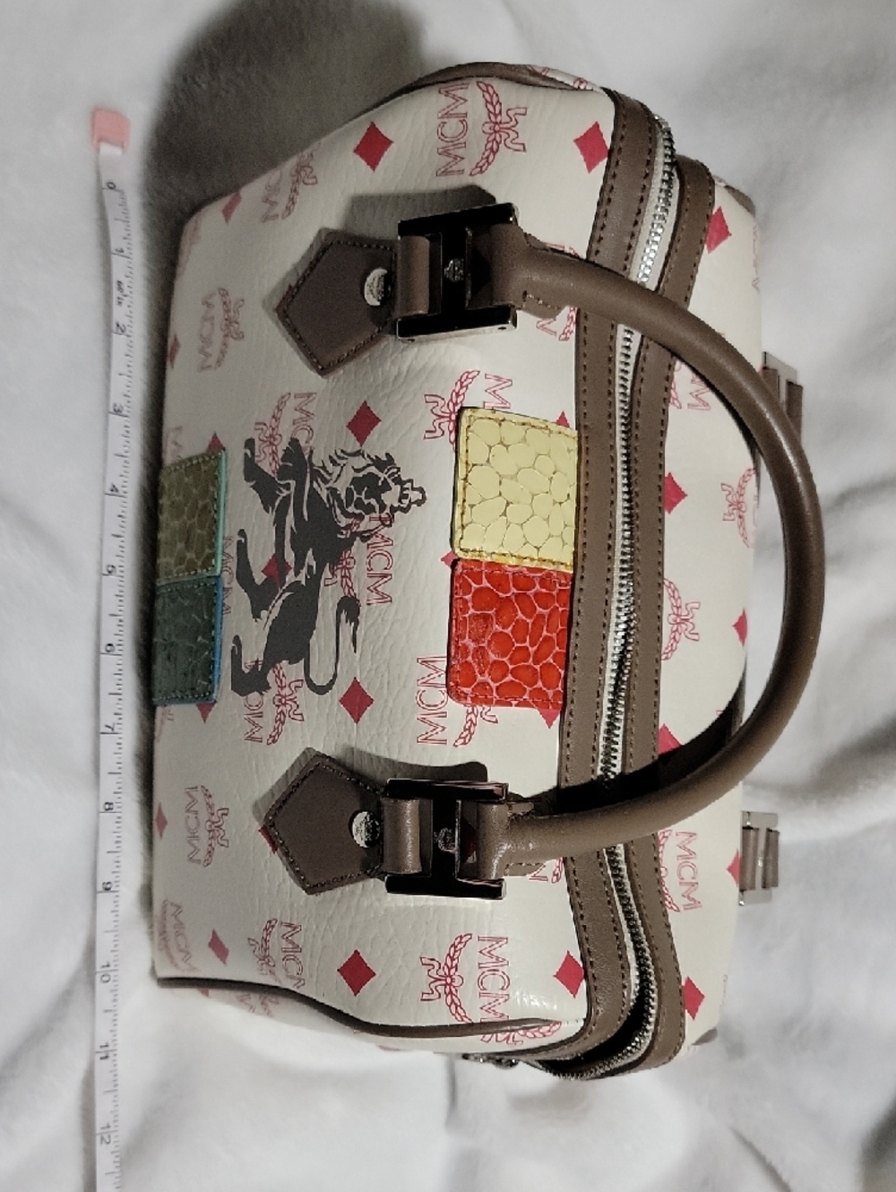 MCM Leather Satchel - Picture 11 of 13